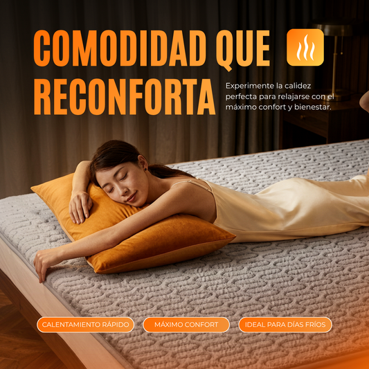 Manta El茅ctrica Calefactora para la Cama - PRODUCTO EN TENDENCIA | 50% DE DESCUENTO